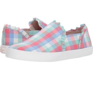 Kate spade lilly plaid slip on sneaker